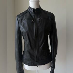 Italian Leather Moto Jacket